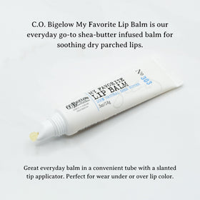 C. O. Bigelow Rose Salve close‑up revealing balm tip and restorative benefit