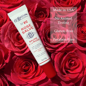 C. O. Bigelow ingredient label highlighting natural oils and rose extract benefits