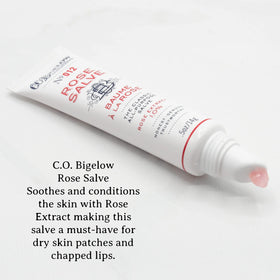 C. O. Bigelow open tube application on finger demonstrating precise, mess-free use