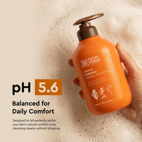 COCAY HOALA VIETNAM bottle staged in shower setting for everyday use benefit