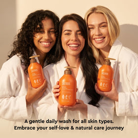 COCAY HOALA VIETNAM lifestyle spa bathroom scene promoting calming shower ritual