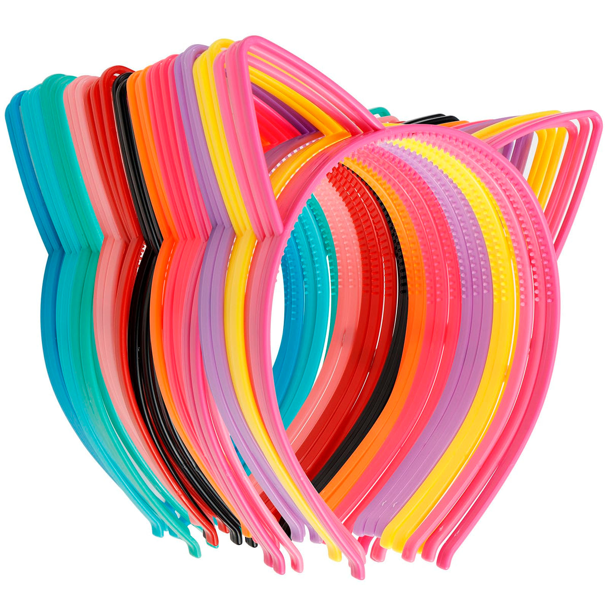 COCIDE front packaging showing 36 colorful cat ear headbands, easy party supply