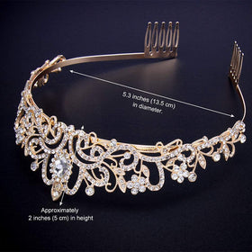 COCIDE tiara held in hand to show scale and lightweight advantage