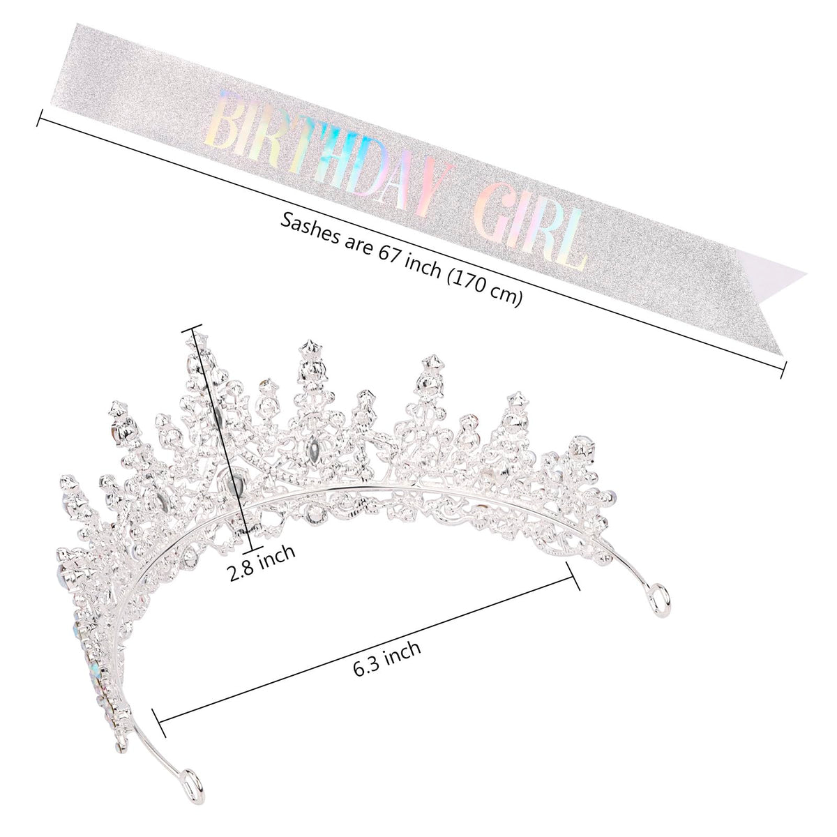 COCIDE sash and tiara styled at a birthday table for festive appeal