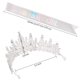 COCIDE sash and tiara styled at a birthday table for festive appeal