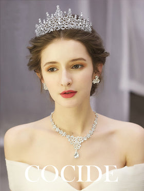 COCIDE styled with wedding dress showing how crown complements gowns