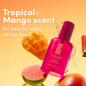 Coco & Eve back label close-up showing ingredient list and SPF45 details