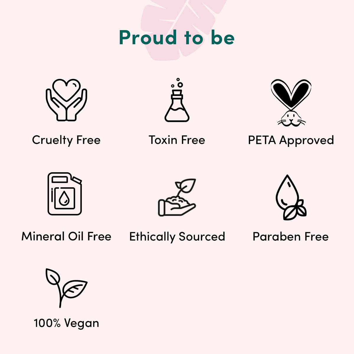 Product label close-up displaying ingredients and vegan, cruelty-free claims