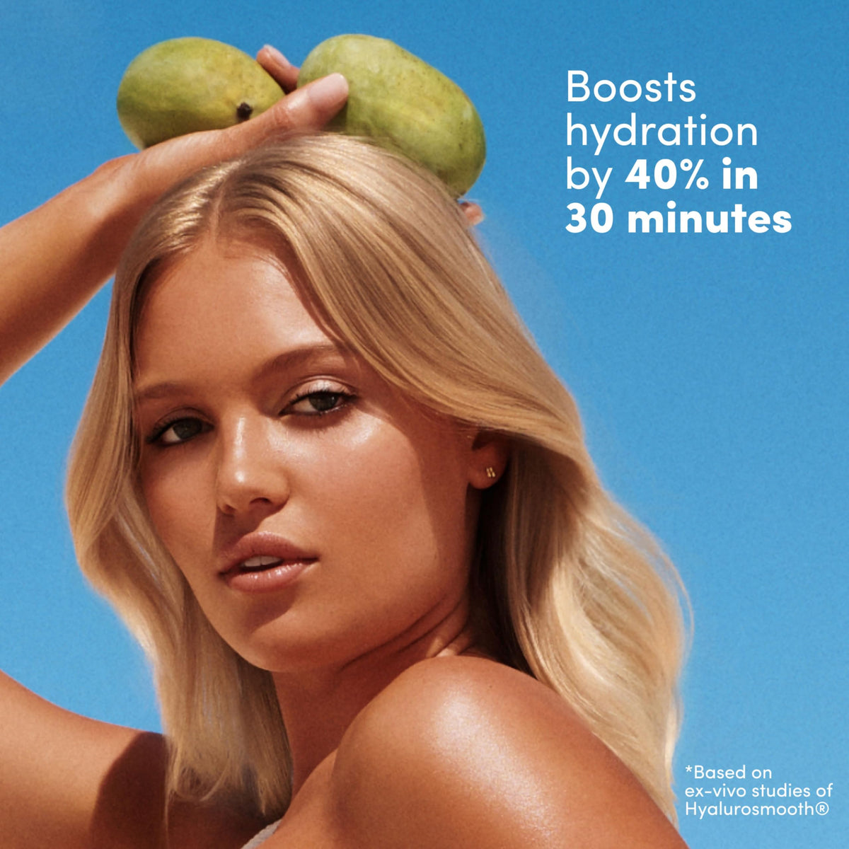 Coco & Eve before and after facial tan demonstrating natural glow