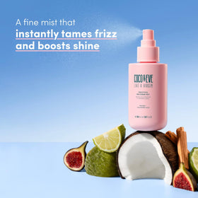 Coco & Eve fine mist spray close-up demonstrating even lightweight coverage