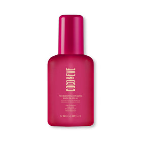 Coco & Eve front packaging showing bottle and label for SPF45 protection