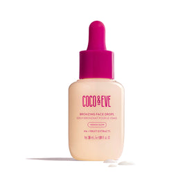 Coco & Eve front packaging showing product and benefit of customizable tan