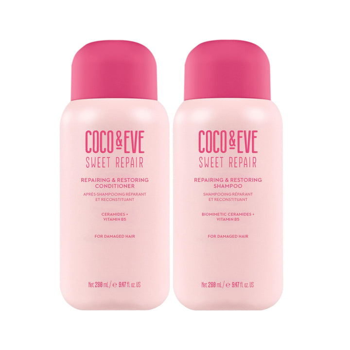 Coco & Eve front packaging showing duo and benefits