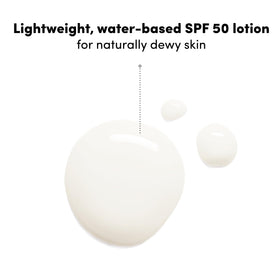 Coco & Eve sunscreen texture spread thin showing lightweight, non-greasy finish and fast absorption
