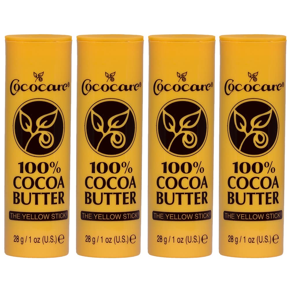 COCOCARE front packaging showing four cocoa butter sticks for easy storage