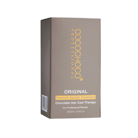 COCOCHOCO label close-up displaying ingredients and formaldehyde-free benefit
