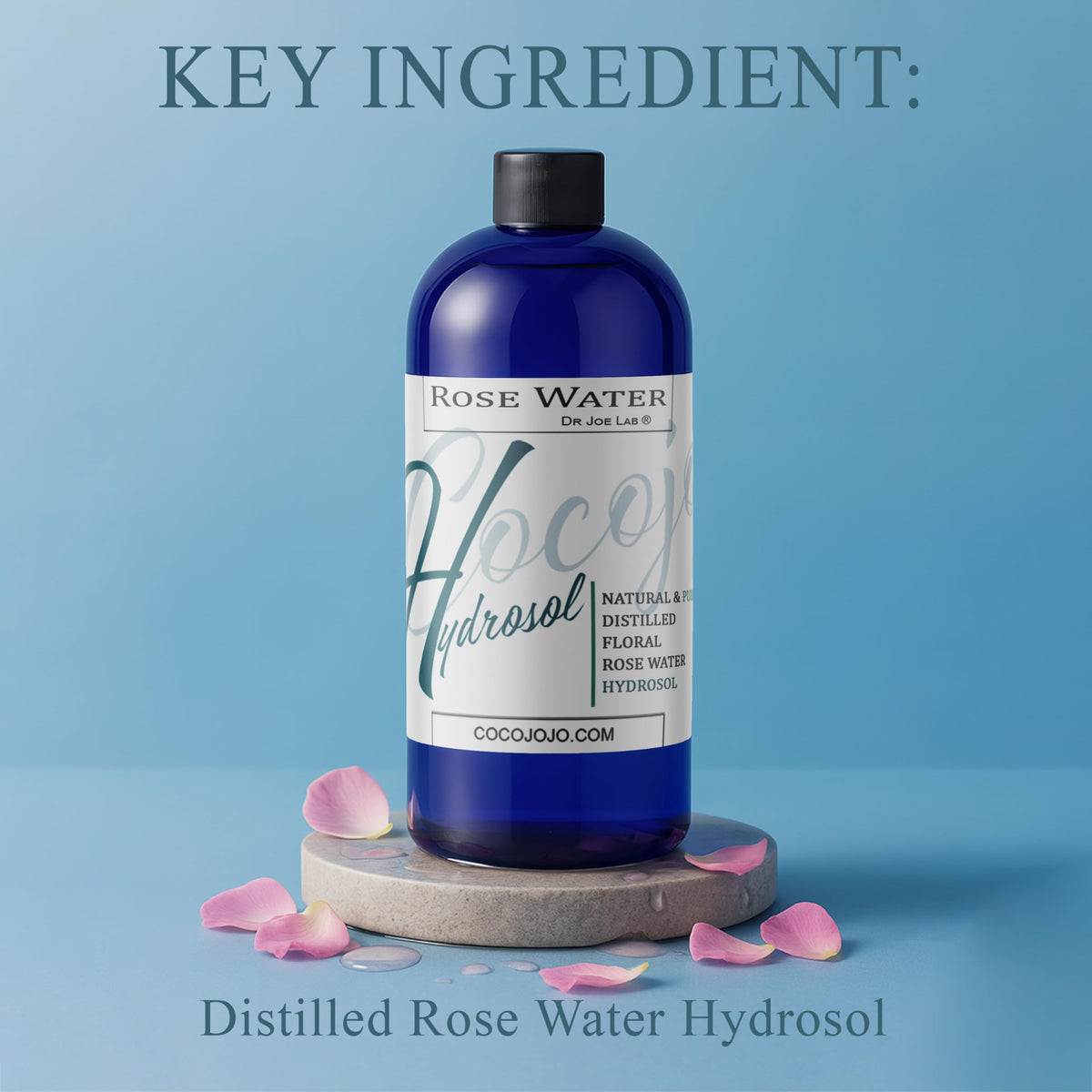 cocojojo spray action mist being dispensed for instant hydration and refreshing skin