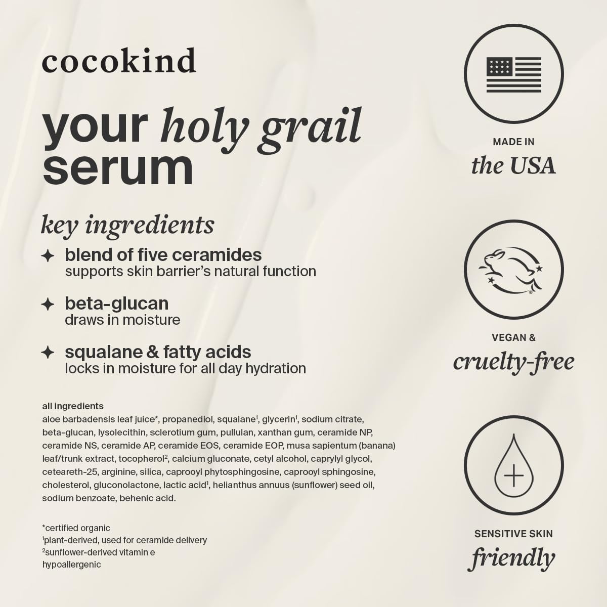 Bathroom countertop scene with Cocokind serum in routine showcasing practical daily use