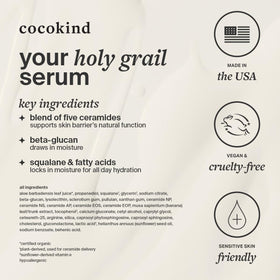 Bathroom countertop scene with Cocokind serum in routine showcasing practical daily use