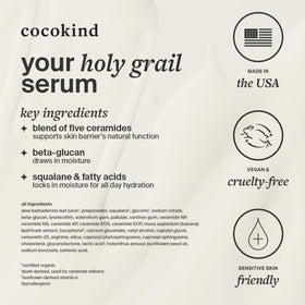 bathroom countertop scene with Cocokind serum in a daily skincare routine setting