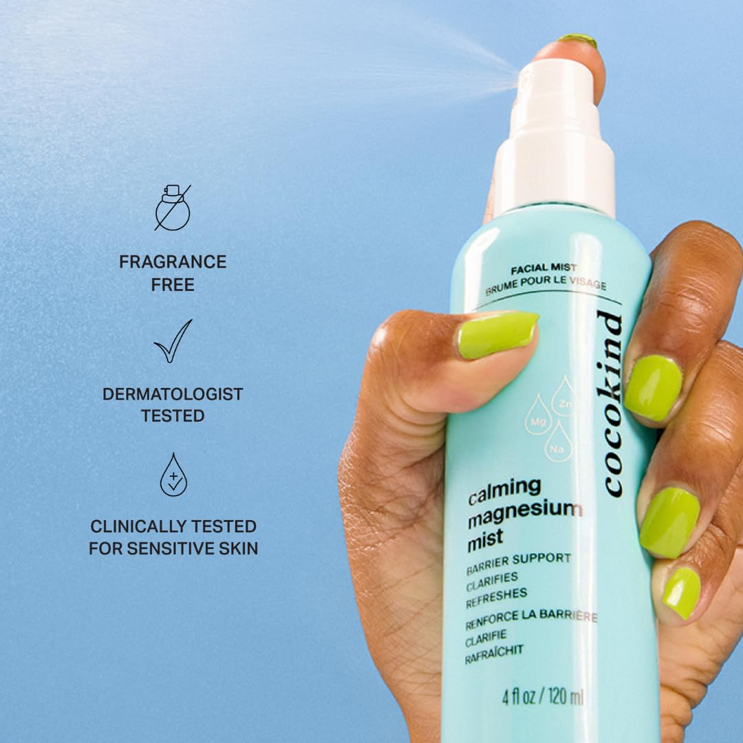 Cocokind bottle label and ingredients visible for clarity and trust