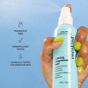 Cocokind bottle label and ingredients visible for clarity and trust