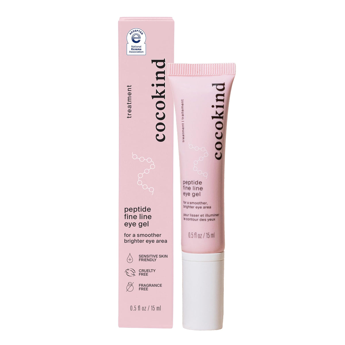 cocokind front packaging showing tube and brand for clear product ID and convenience