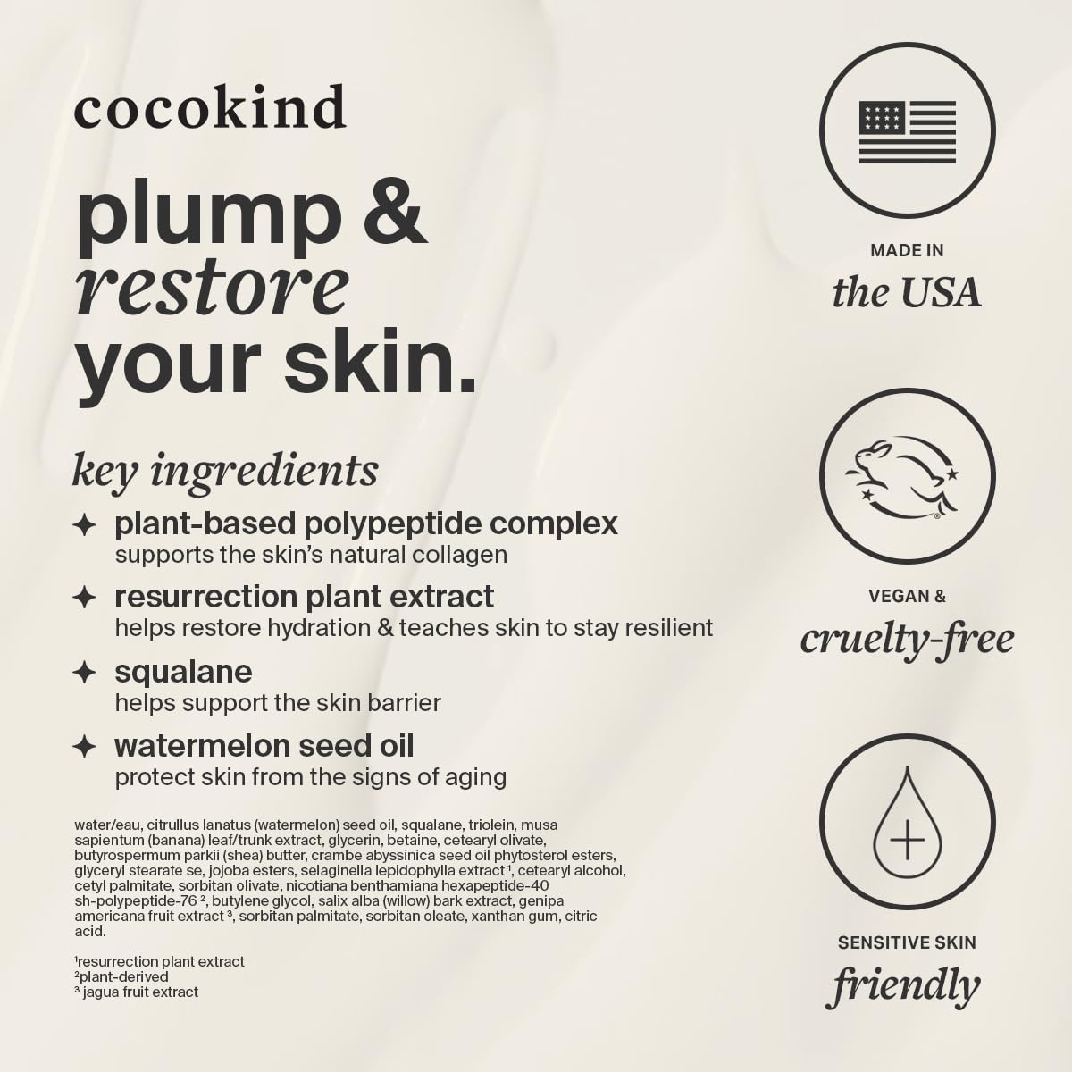 Cocokind jar on bathroom shelf in lifestyle setting, conveying daily routine convenience