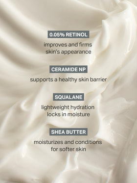 Cocokind cream being applied to leg showing visible smoothing benefit