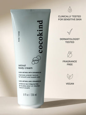 Cocokind cream texture close-up highlighting smooth consistency for easy spread