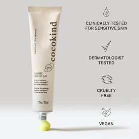 Cocokind gel texture closeup highlighting lightweight, non‑greasy finish