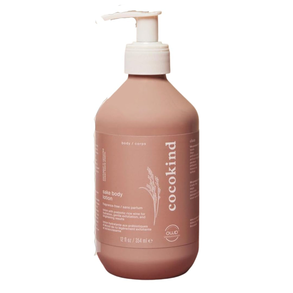 Cocokind front bottle shot showing label and size, highlights lightweight hydration