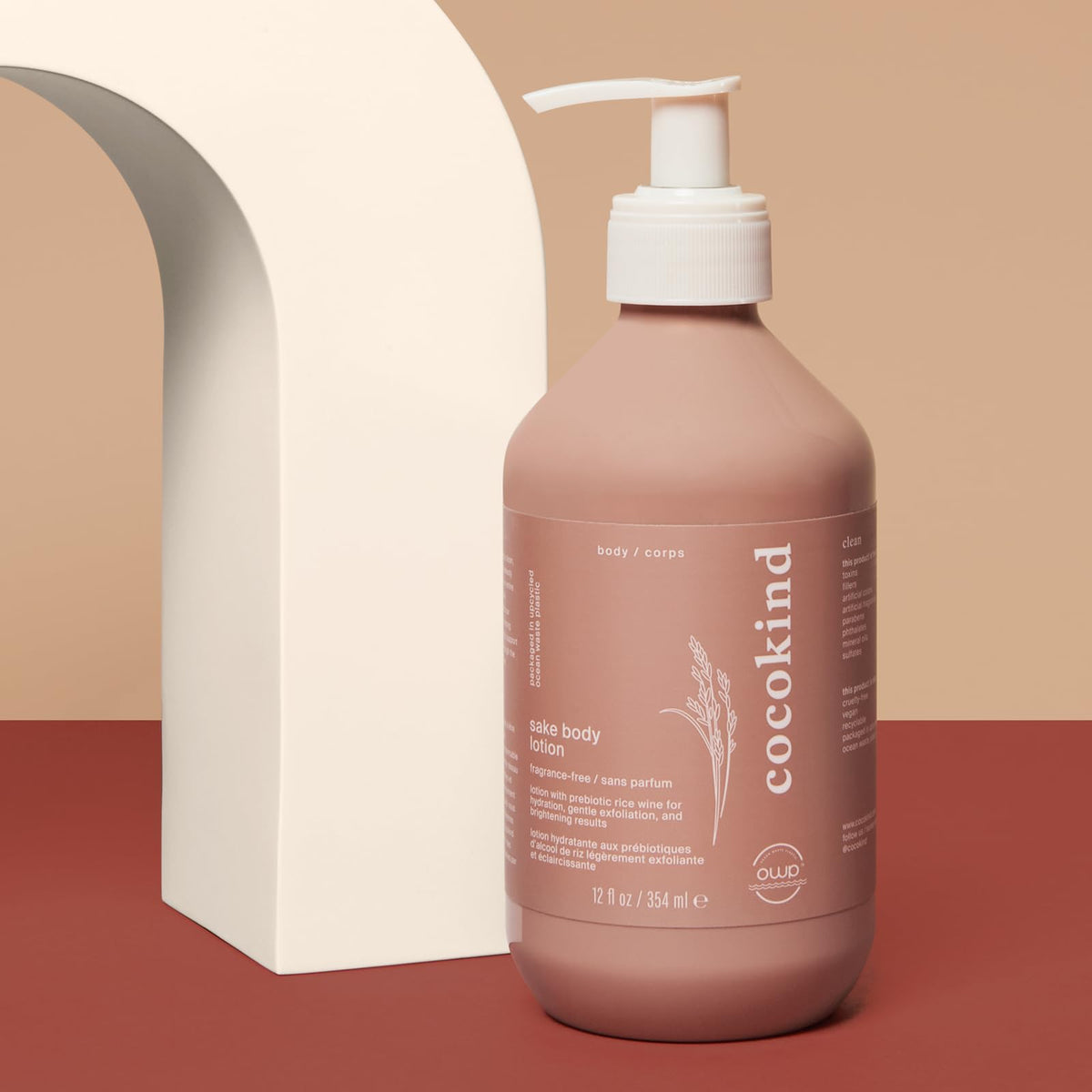 Cocokind lotion texture on skin illustrating smooth application and quick absorption