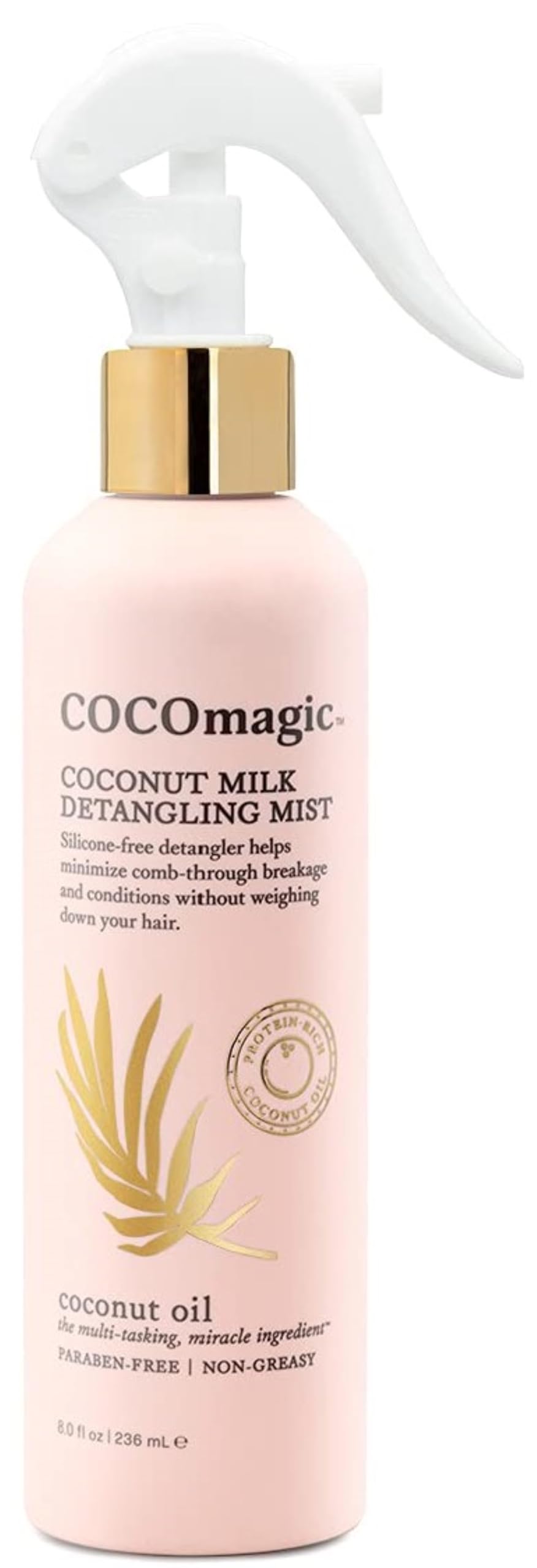 Cocomagic front bottle view showing label and benefits for easy identification