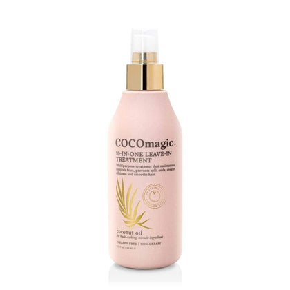 Cocomagic front bottle showing label and 10-in-1 benefits for quick identification
