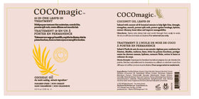Cocomagic bottle in hand for scale showing 8 oz travel-friendly size
