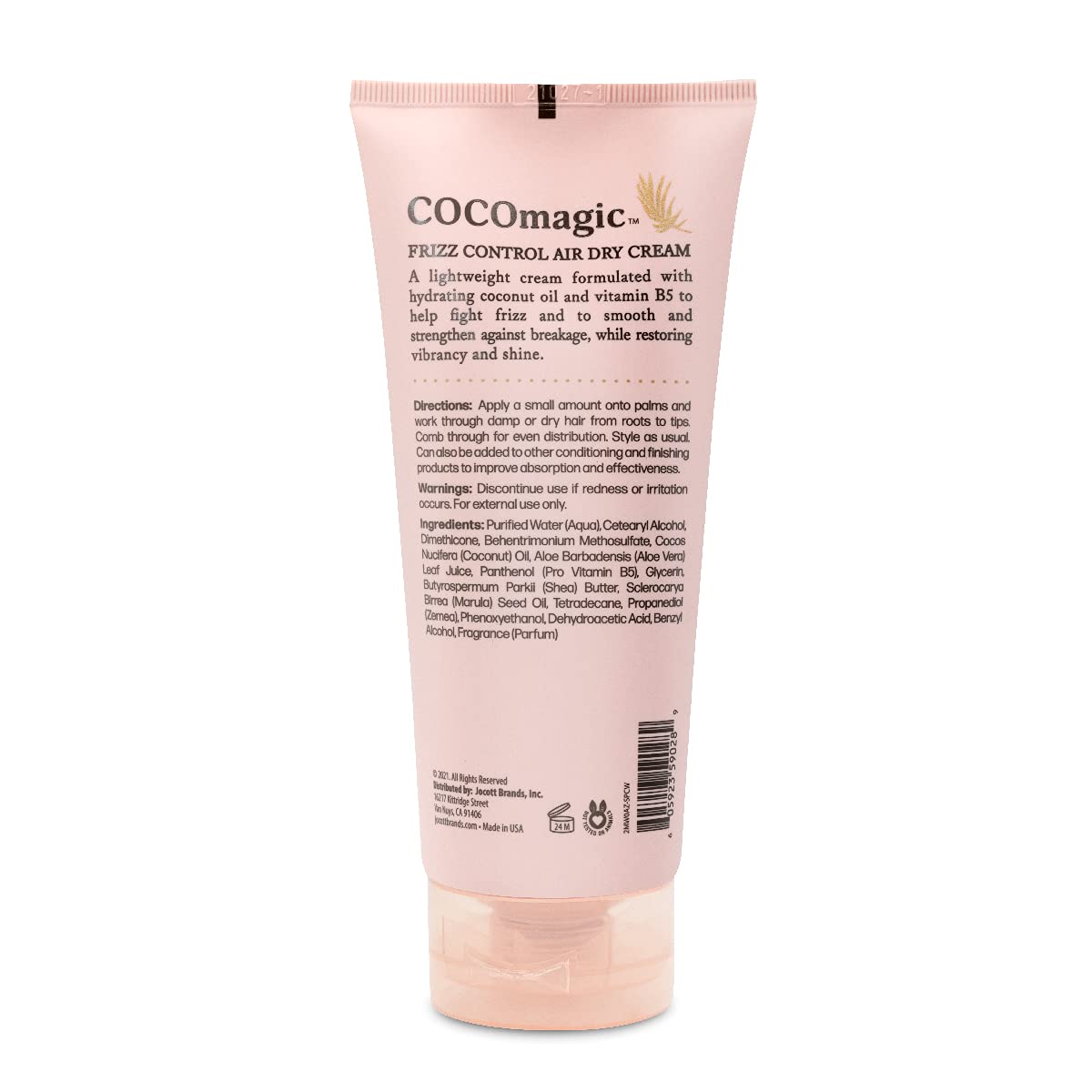 Cocomagic cream texture close-up showing lightweight, creamy finish for smooth application