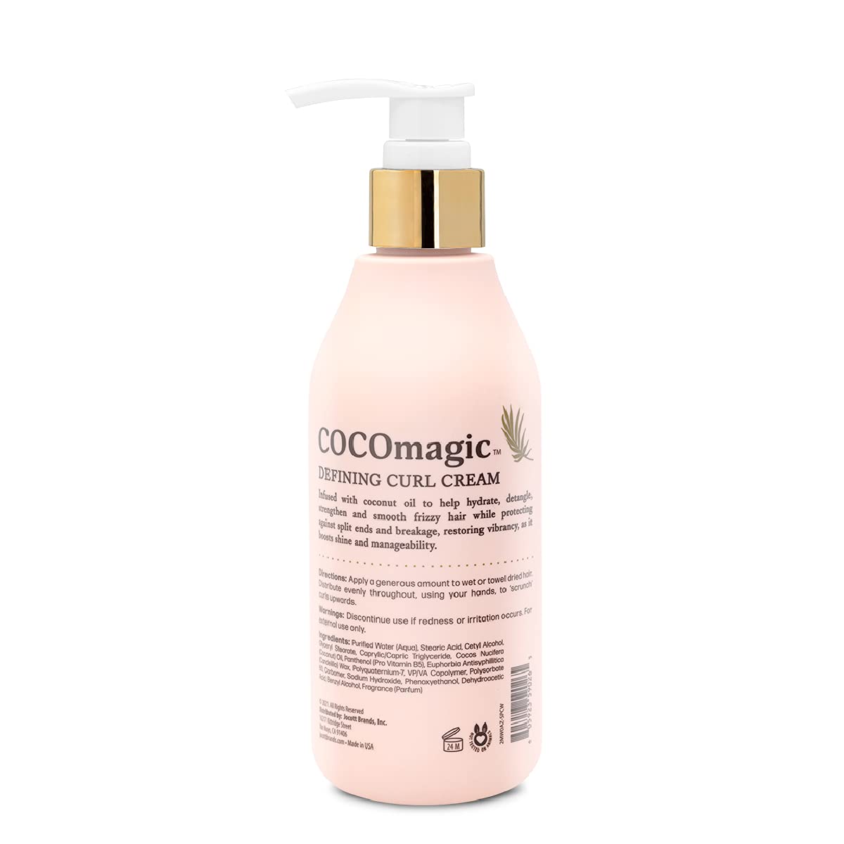 Cocomagic texture close-up cream showing smooth hydration benefit