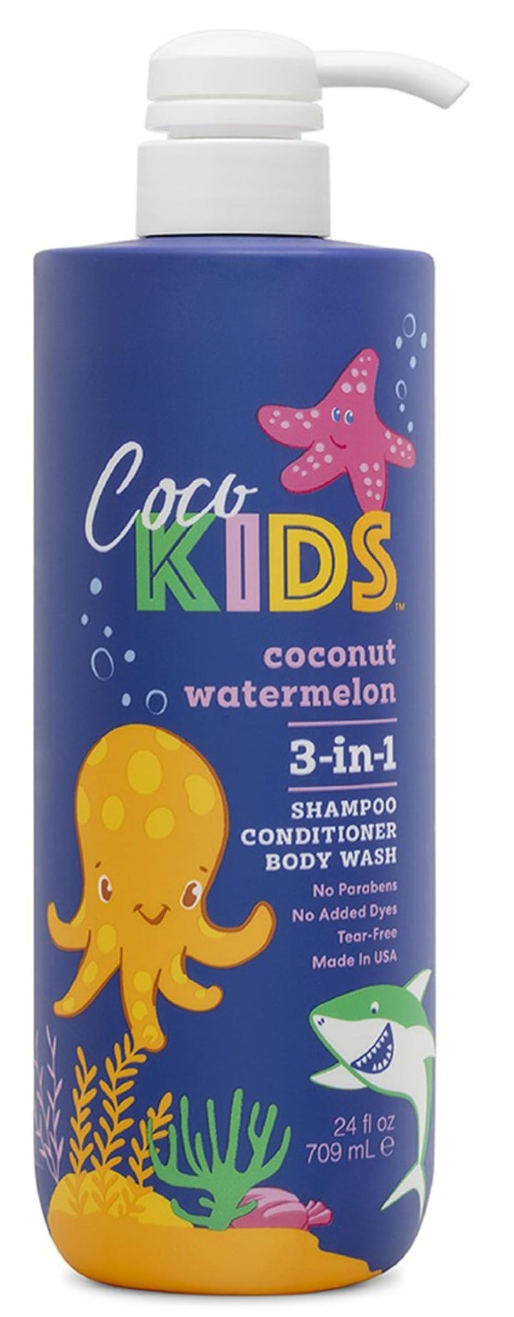 Cocomagic front bottle showing label and 24 fl oz convenience