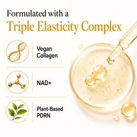 cocomintbeauty lightweight serum texture pooled to show spreadability benefit