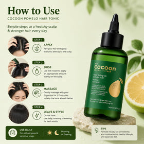 Cocoon Original label close-up listing botanical ingredients and clean formula