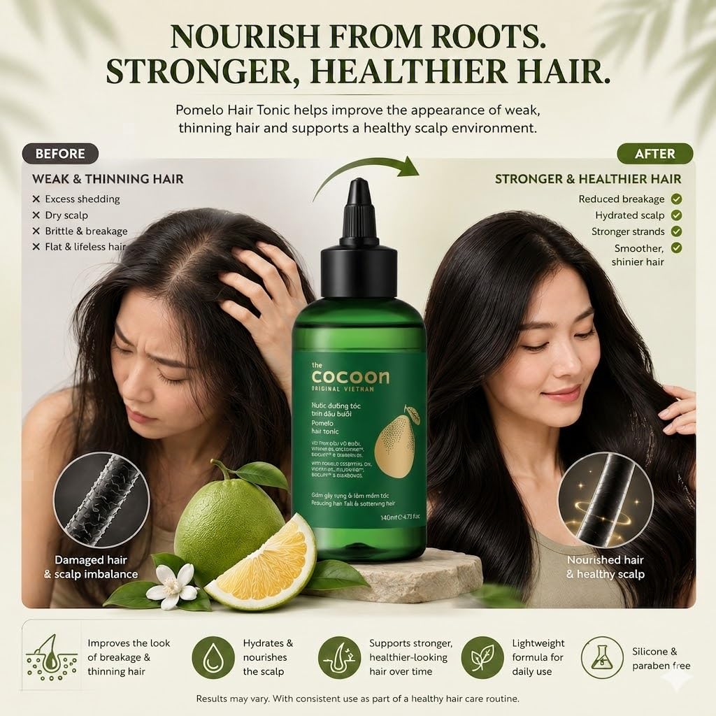 Cocoon Original bottle styled on bathroom shelf conveying clean-beauty routine