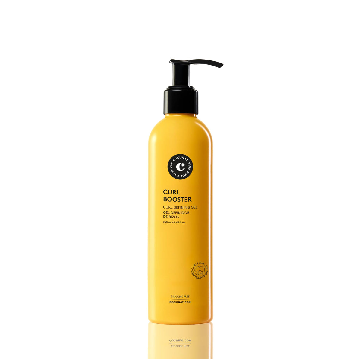 COCUNAT front packaging of Curl Booster Gel showing 250ml and brand
