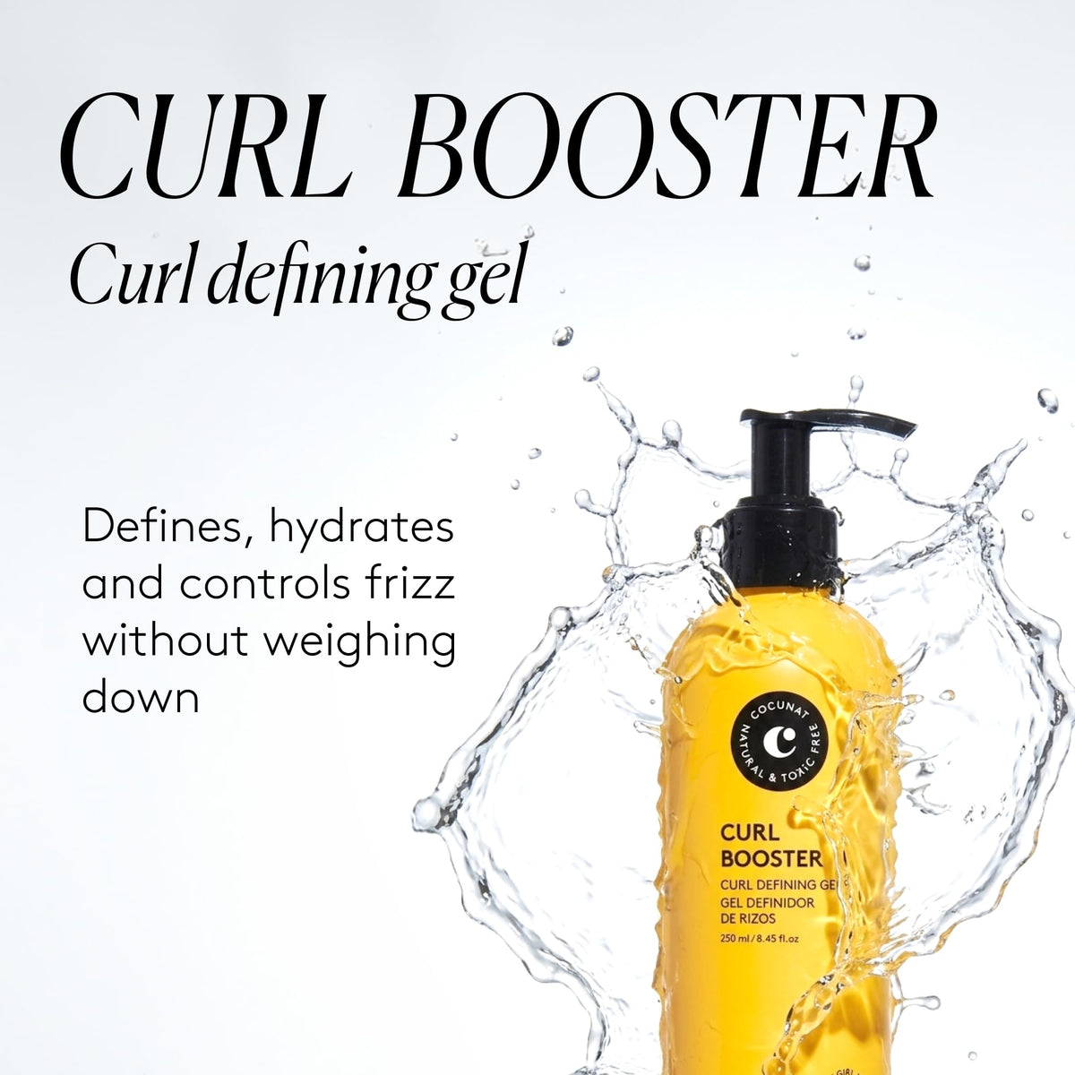 COCUNAT argan oil and grapefruit visuals highlighting nourishing, refreshing boost