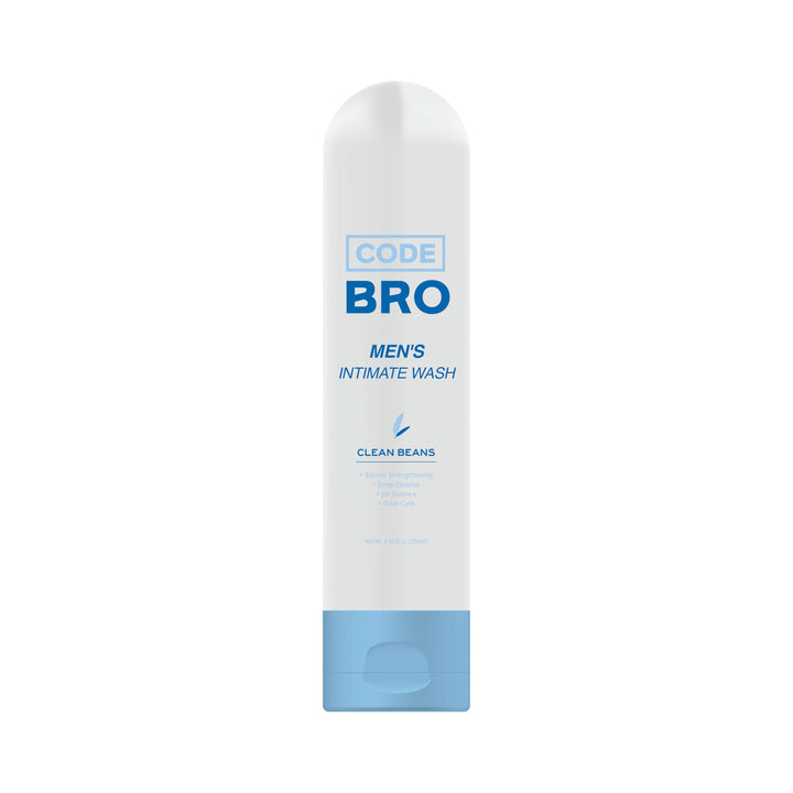 Code Bro front packaging showing bottle and label, promotes confident freshness
