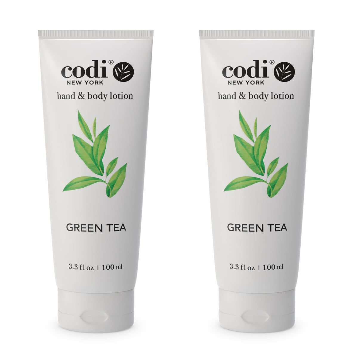 Codi N Codi front label showing tube and green tea scent for quick hydration