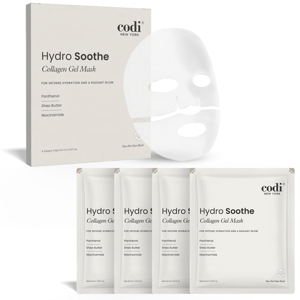 Codi New York front pouch showing hydro soothe packaging and product benefit