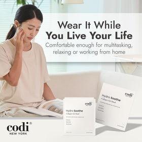 Codi New York ingredients panel close-up listing panthenol shea butter niacinamide