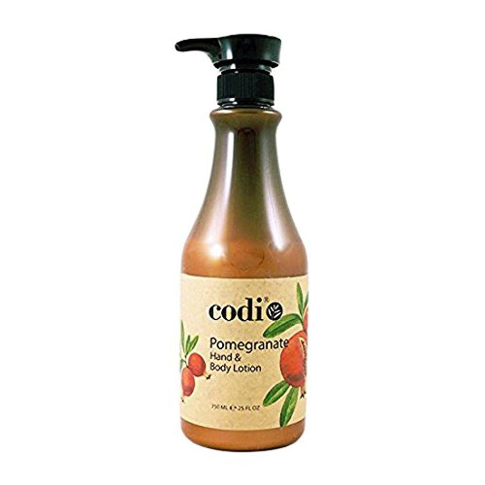 Codi N Codi front pump bottle showing size and pump for easy application