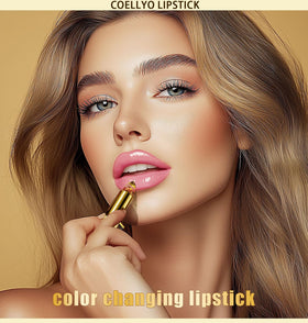 Coellyo Lipstick open cap and smooth balm texture for easy glide